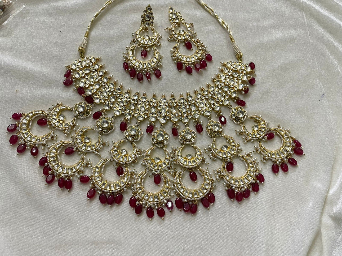 Demisha necklace set - Saffronfashionindia