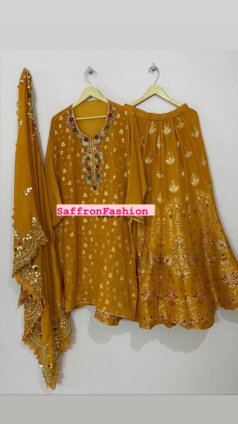Ozora inspired lehanga choli - Saffronfashionindia