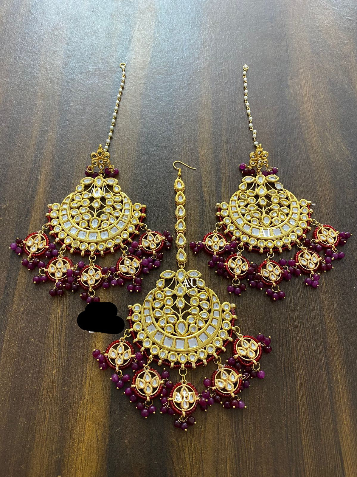 Moksh tikka set - Saffronfashionindia