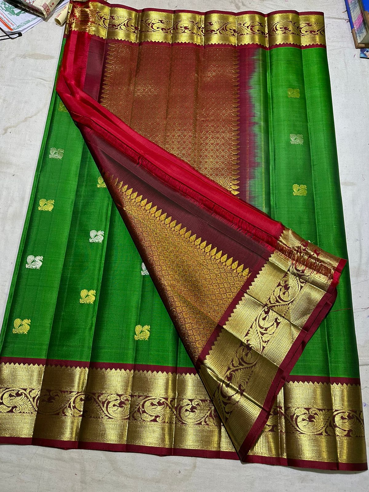 Raina Kanchi Pattu dupatta - Saffronfashionindia