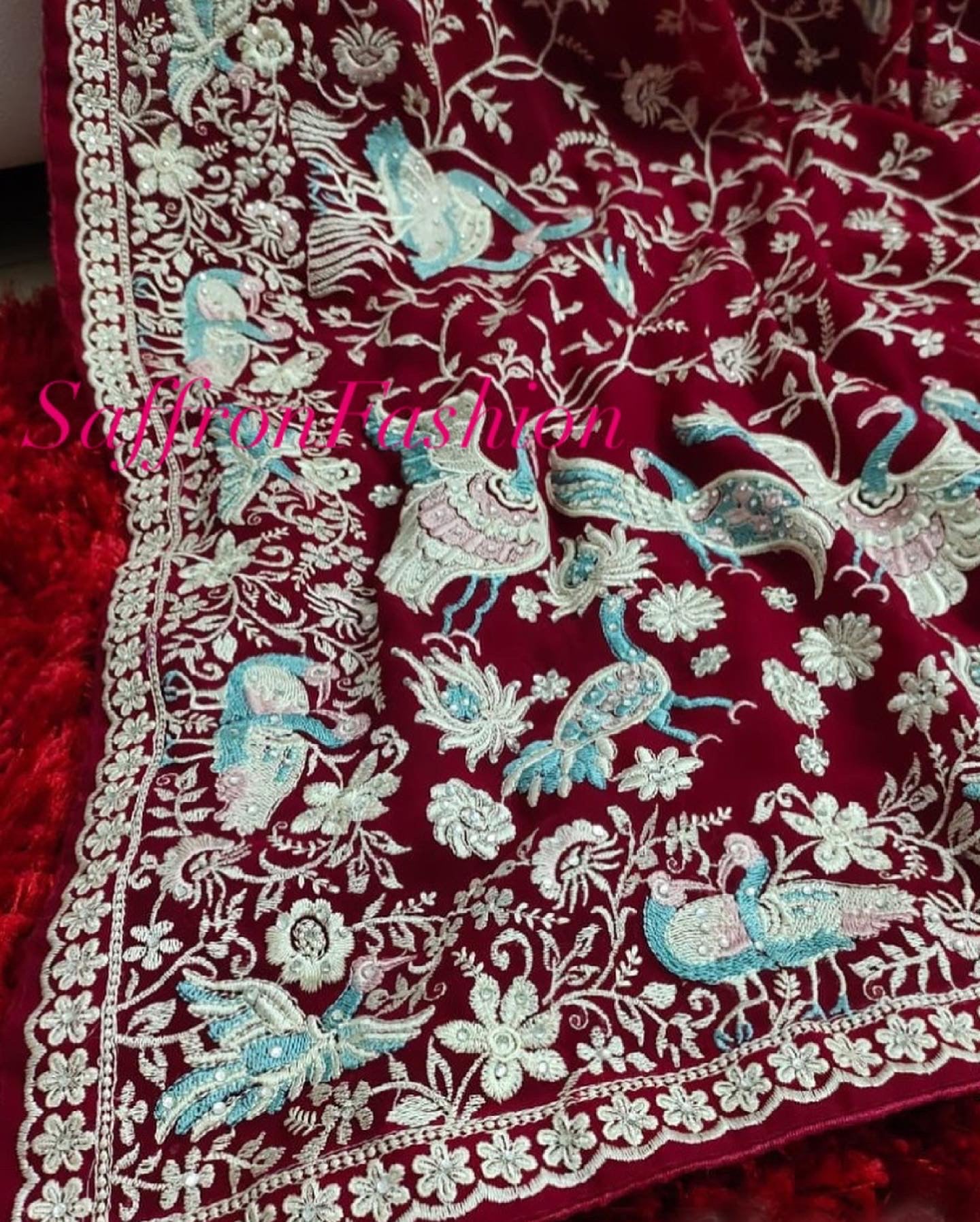 Parsi gara saree - Saffronfashionindia