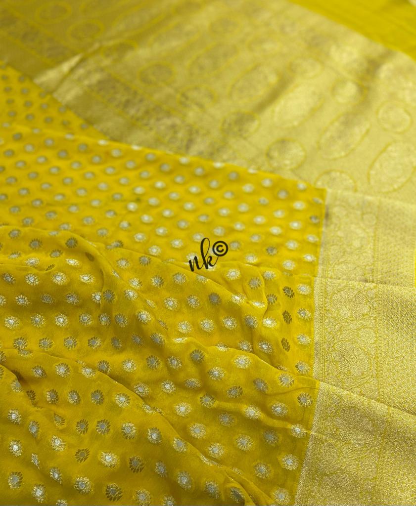 Vanis georgette saree - Saffronfashionindia