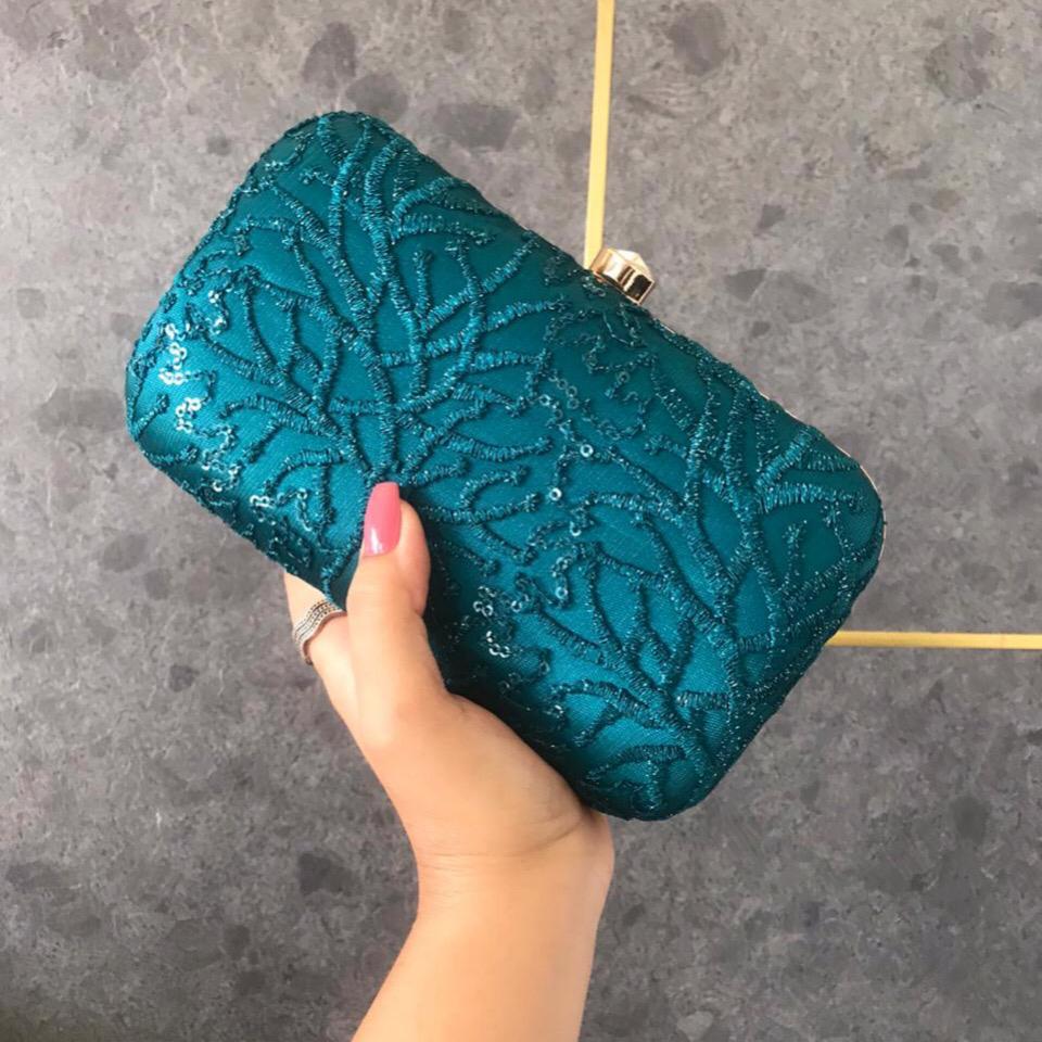 Chickankari clutch - Saffronfashionindia