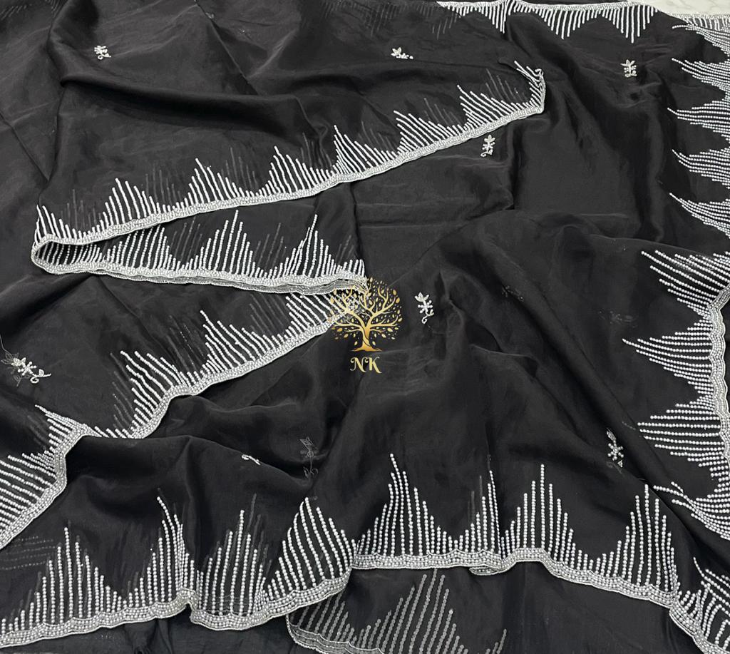 Madhurima soft organza saree - Saffronfashionindia