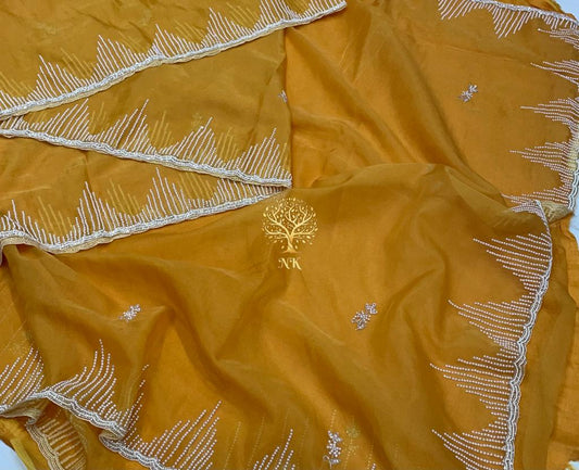 Madhurima soft organza saree - Saffronfashionindia