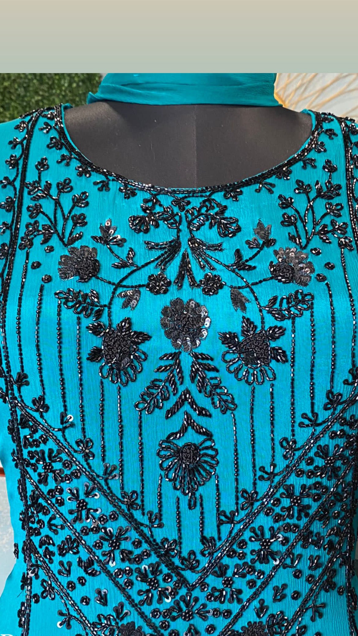 Misha long gown dress - Saffronfashionindia