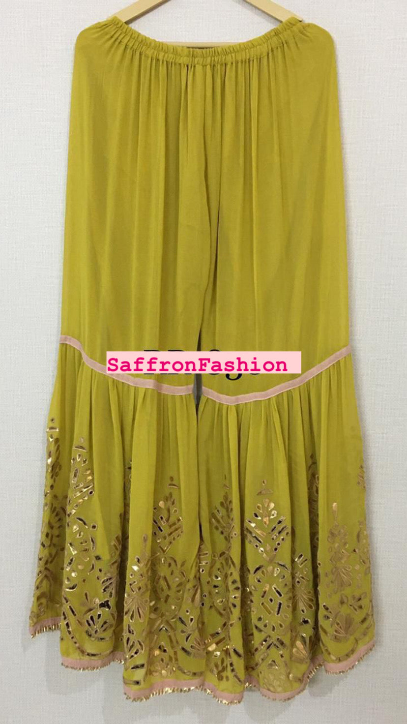 Tanaiza sharara dress - Saffronfashionindia