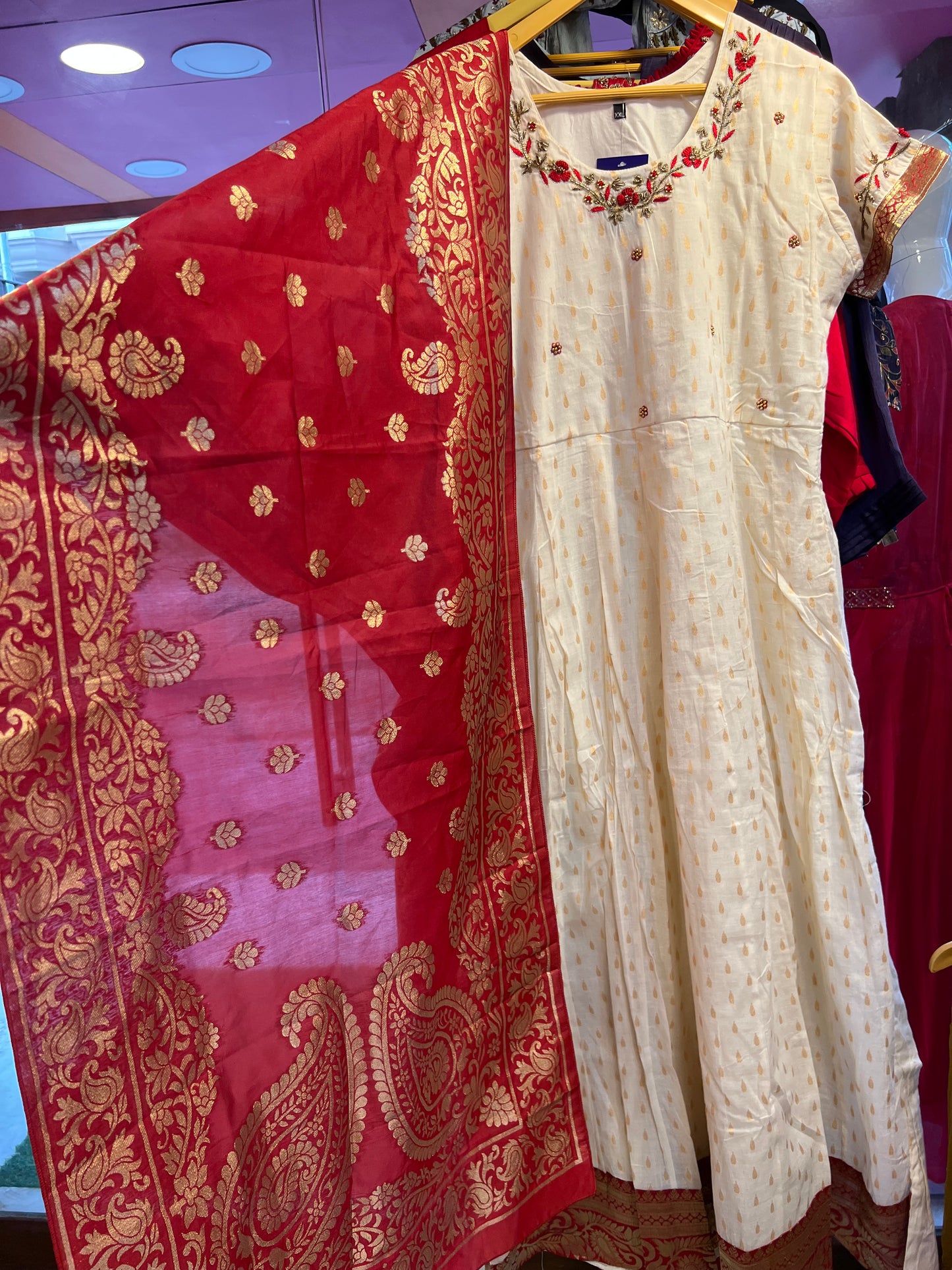 Ranisha Kurti dupatta set - Saffronfashionindia