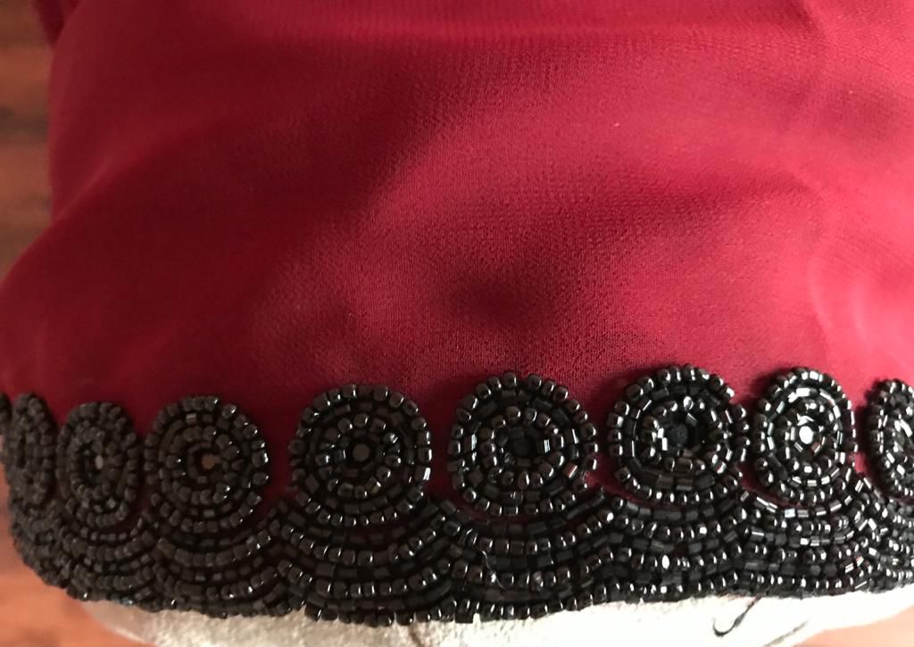 Saptami inspired saree - Saffronfashionindia