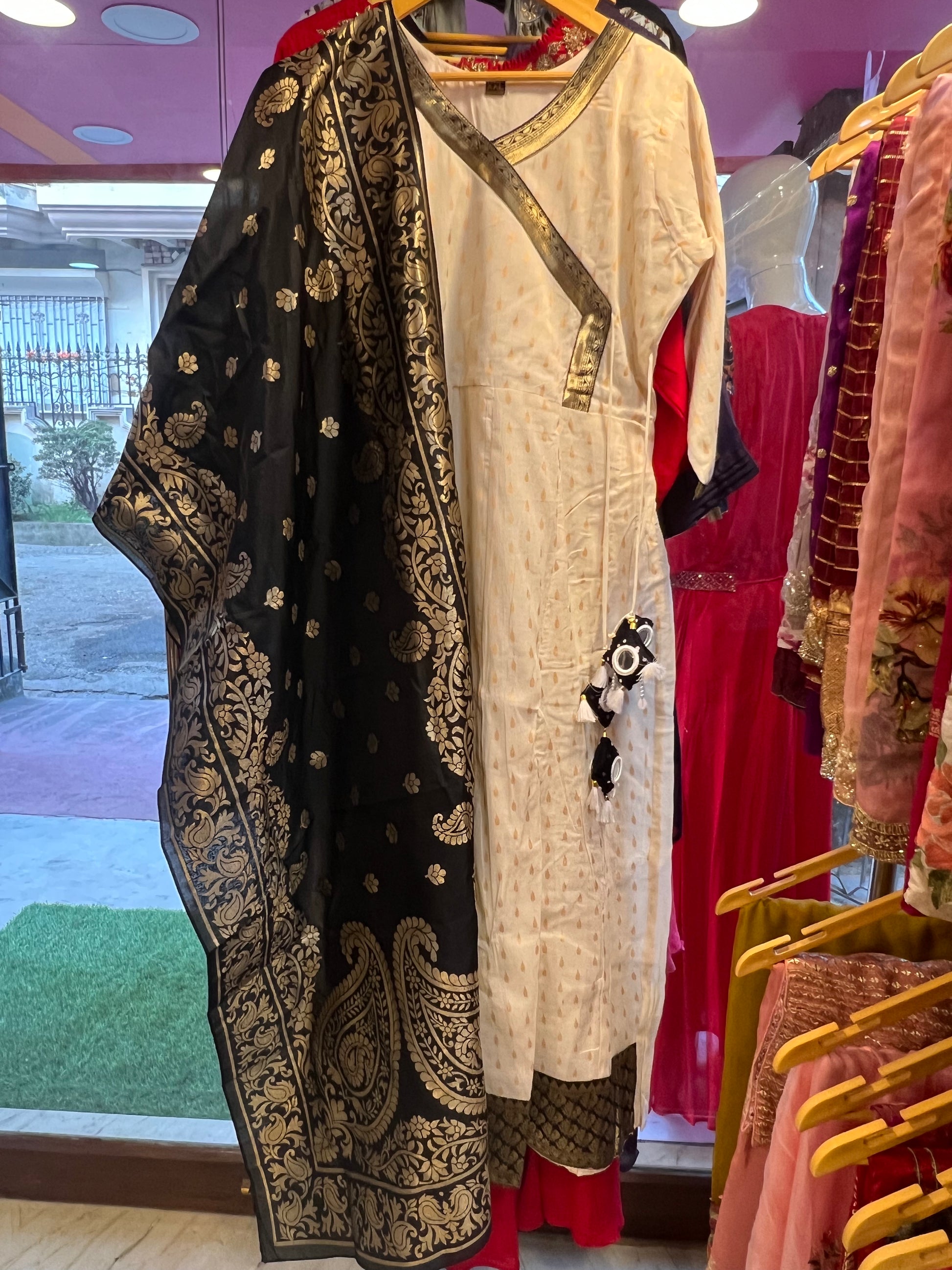 Charu angrakha styled Kurti - Saffronfashionindia