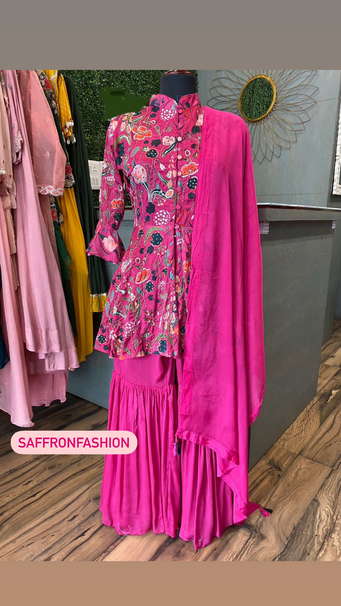 Vanika peplum dress - Saffronfashionindia