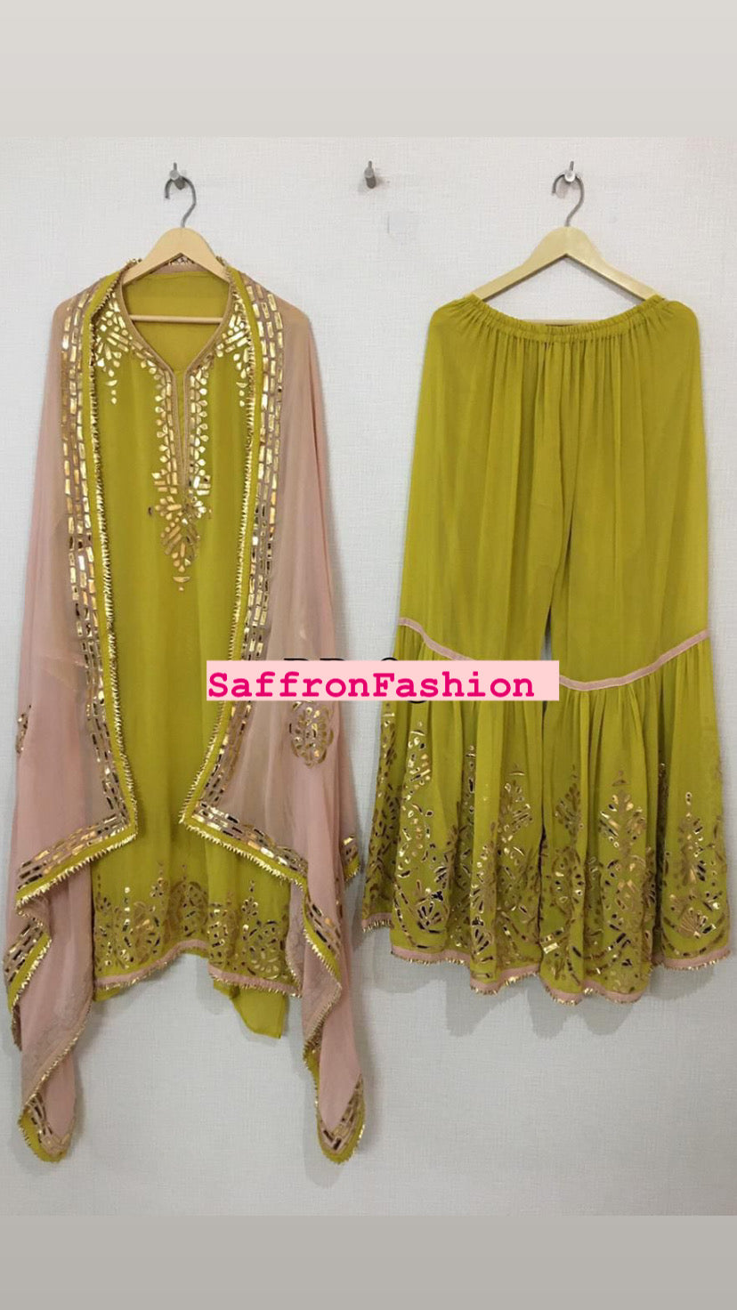 Tanaiza sharara dress - Saffronfashionindia