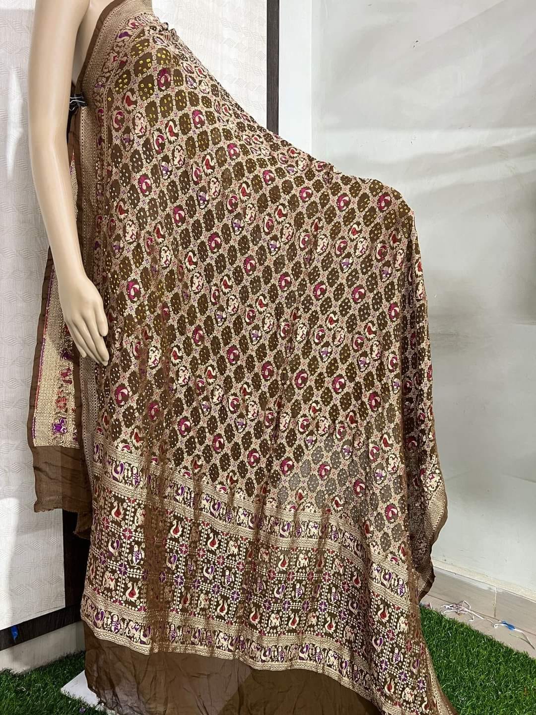 Albeli bandhani dupatta - Saffronfashionindia