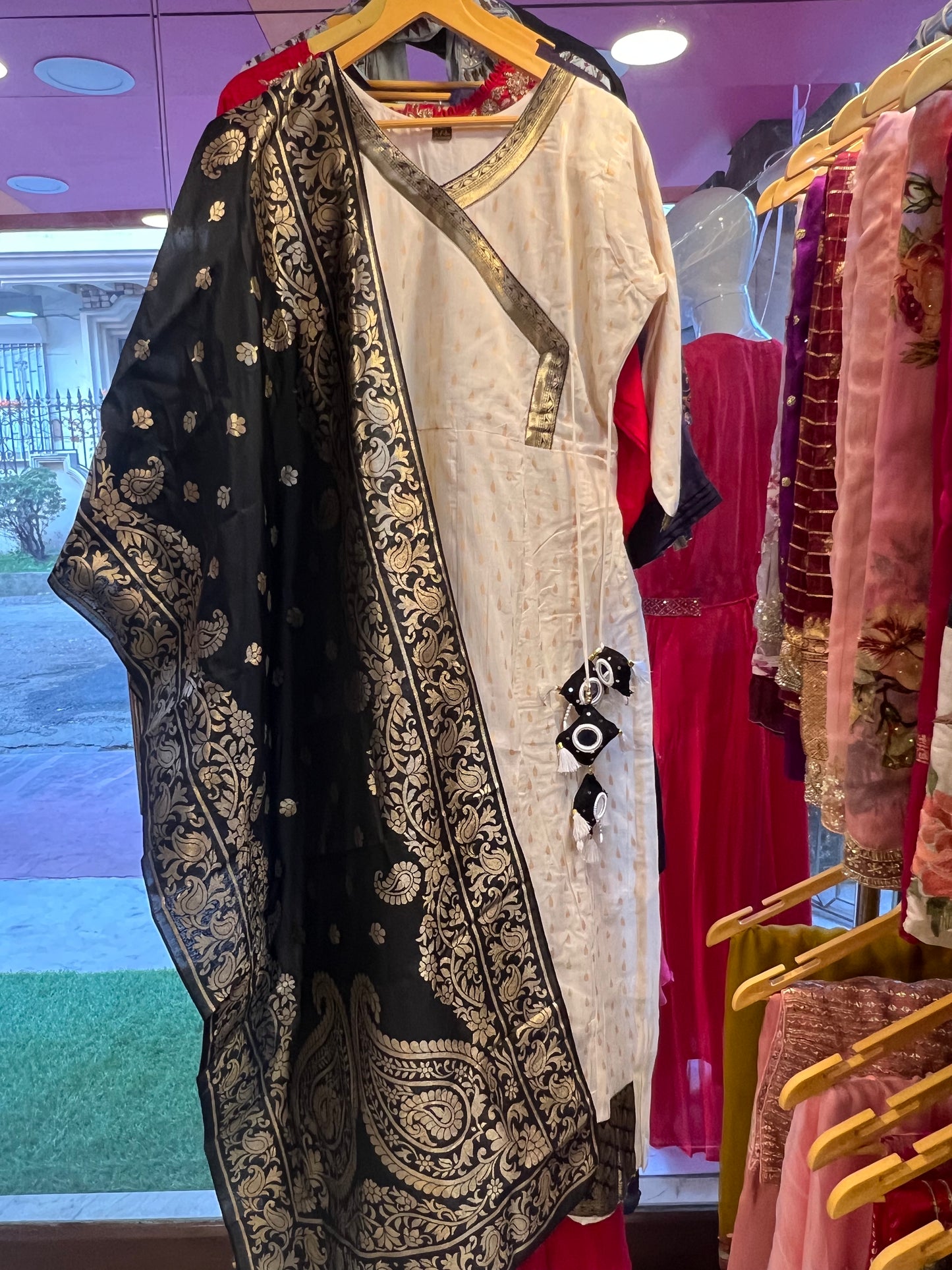 Charu angrakha styled Kurti - Saffronfashionindia