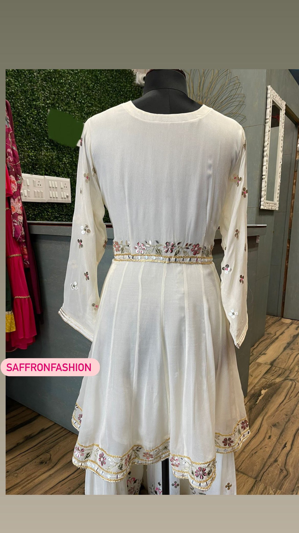 Chandani kurta Pakistani dress - Saffronfashionindia