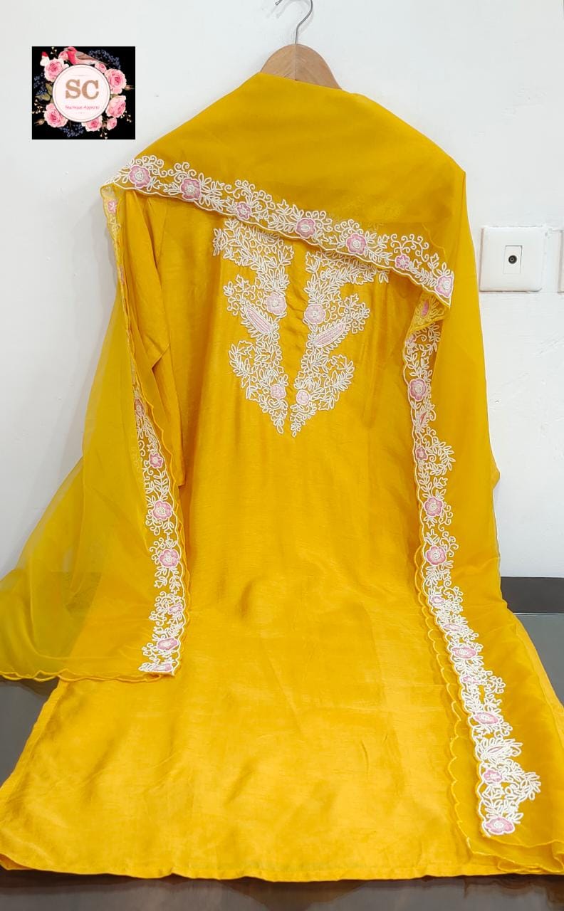 Nischel salwar kameez - Saffronfashionindia