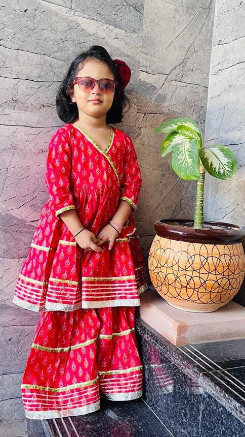 Arvi sharara set - Saffronfashionindia
