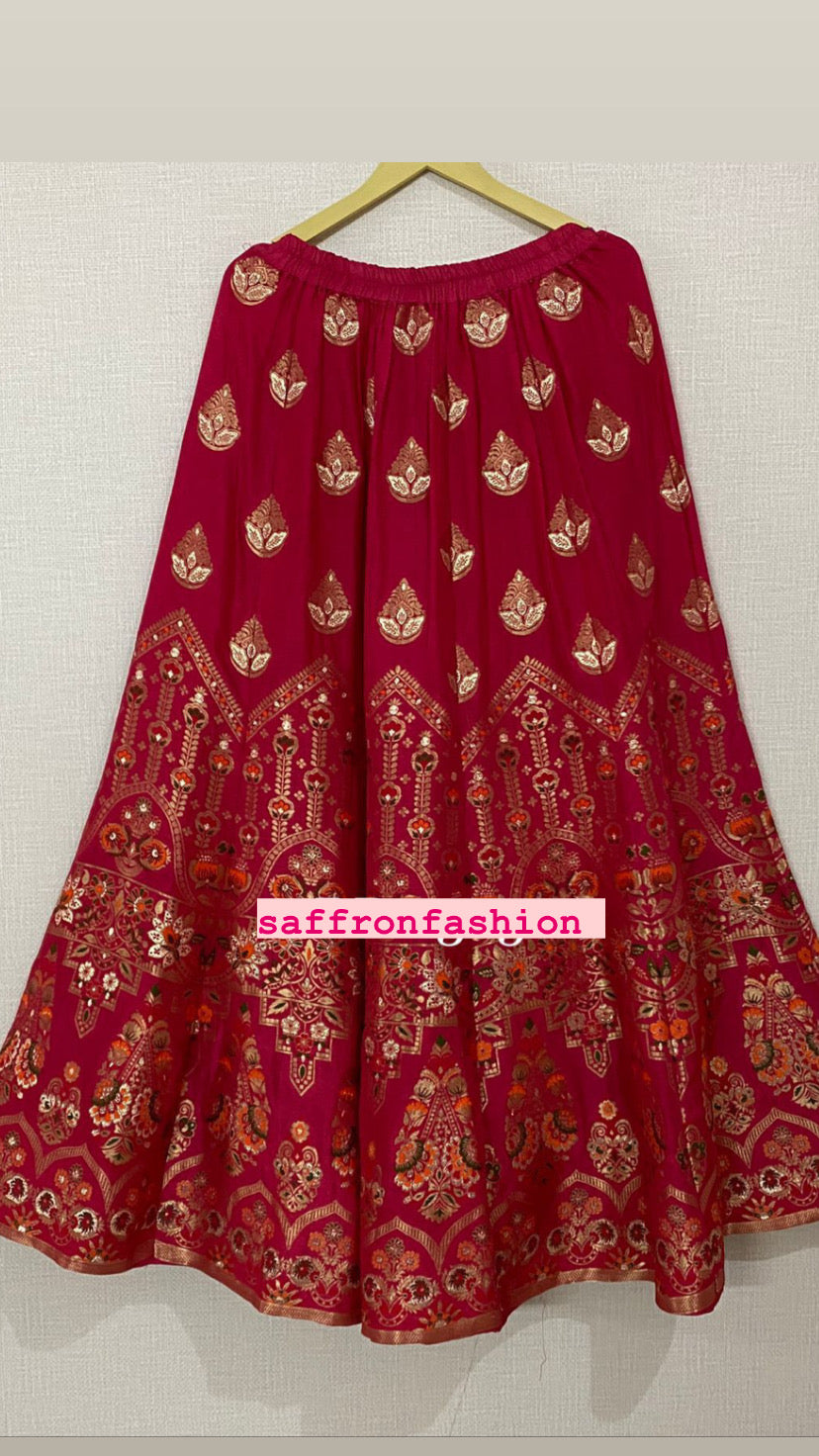 Ozora inspired lehanga choli - Saffronfashionindia
