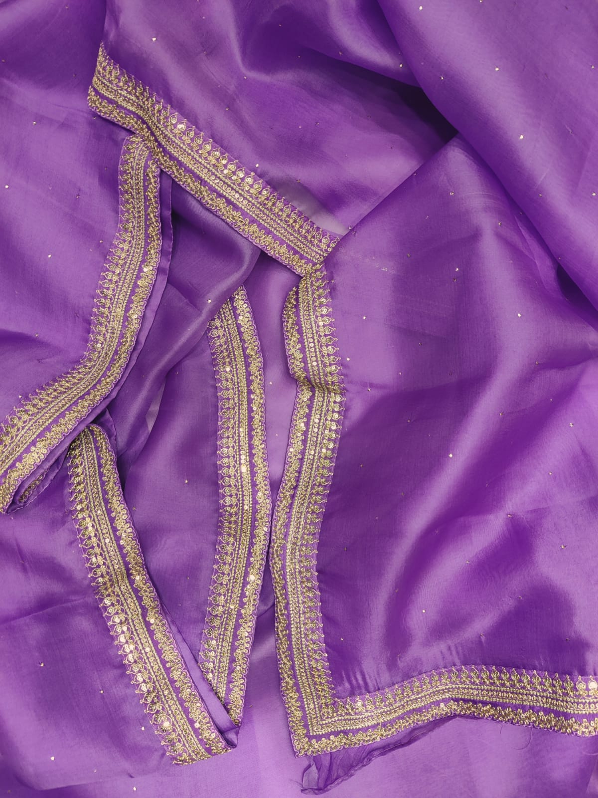 Numani organza saree - Saffronfashionindia