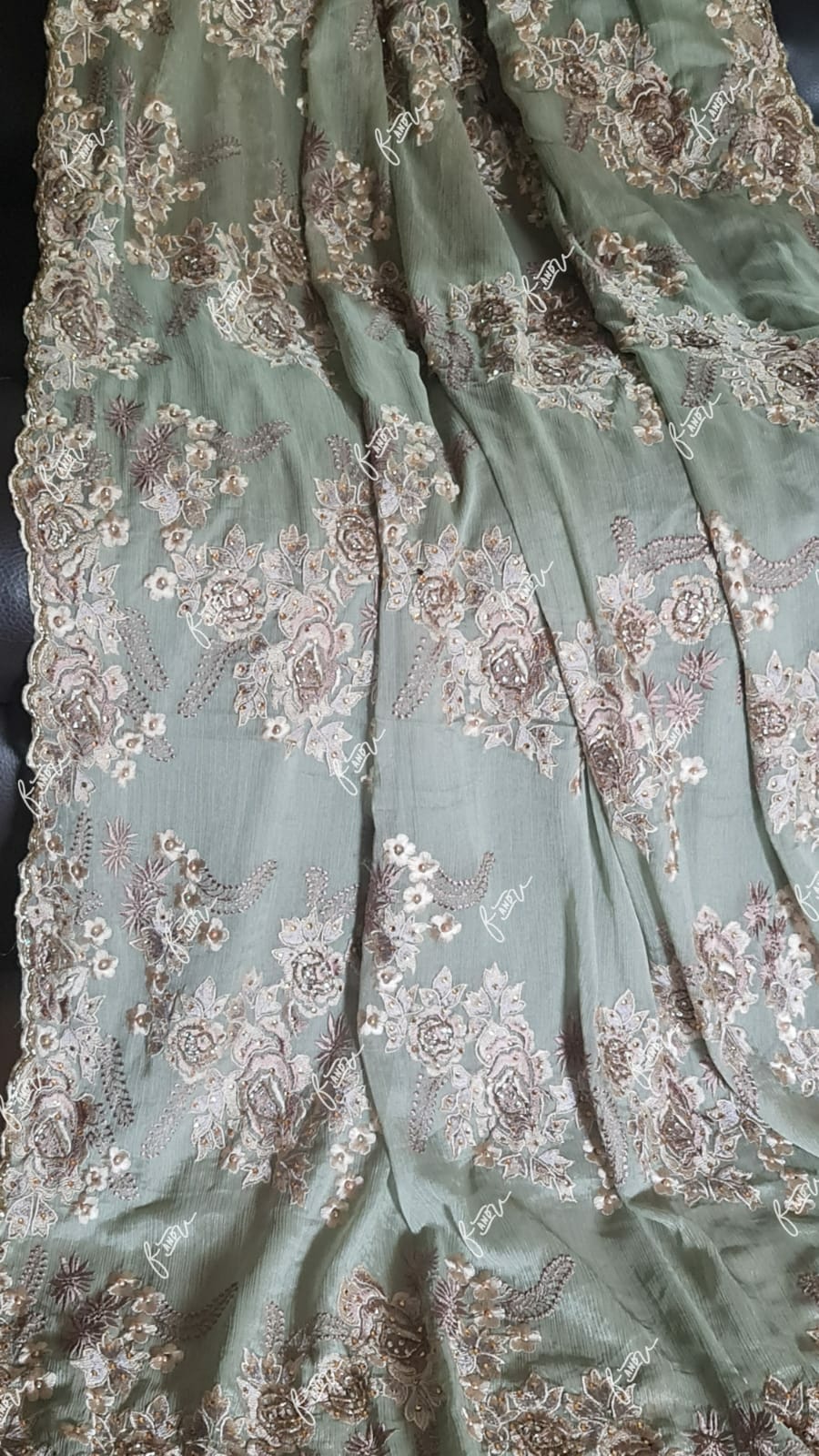 Avesha stylish sarees - Saffronfashionindia