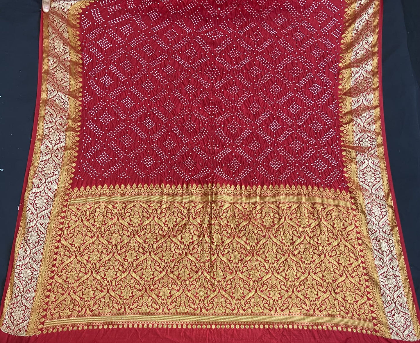 Shirin kanjivaram dupatta/dupatta - Saffronfashionindia