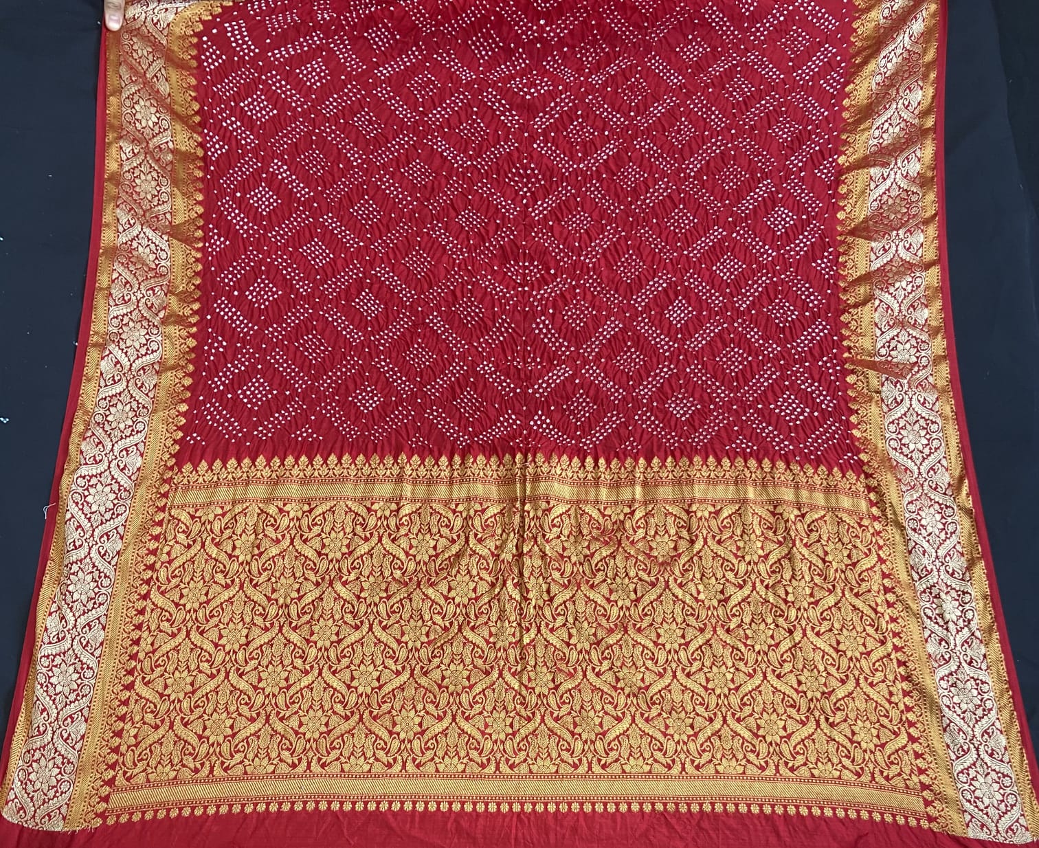 Shirin kanjivaram dupatta/dupatta - Saffronfashionindia