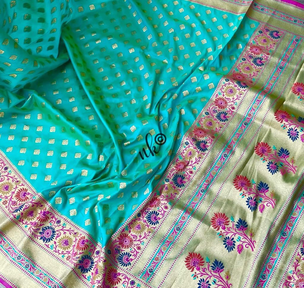 Reet Katan soft silk sari - Saffronfashionindia