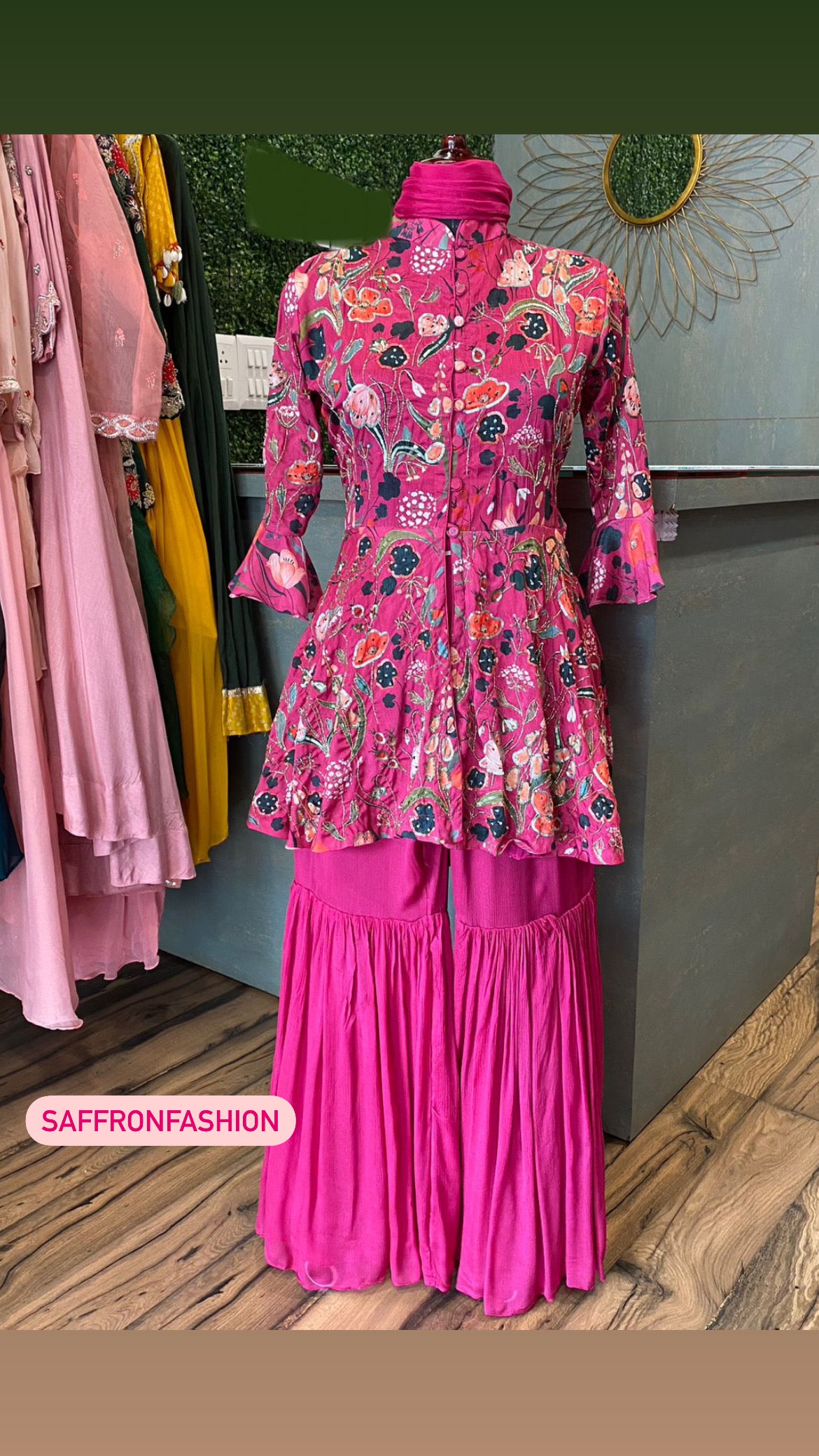 Vanika peplum dress - Saffronfashionindia