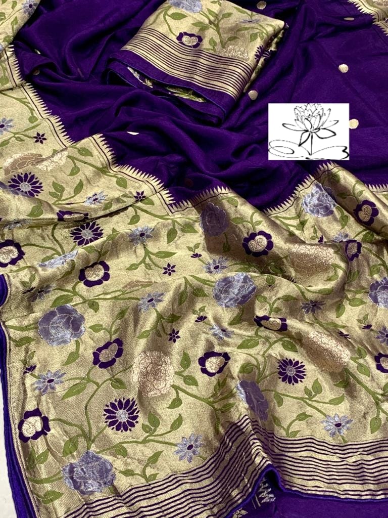 Banarsi bridal saree - Saffronfashionindia