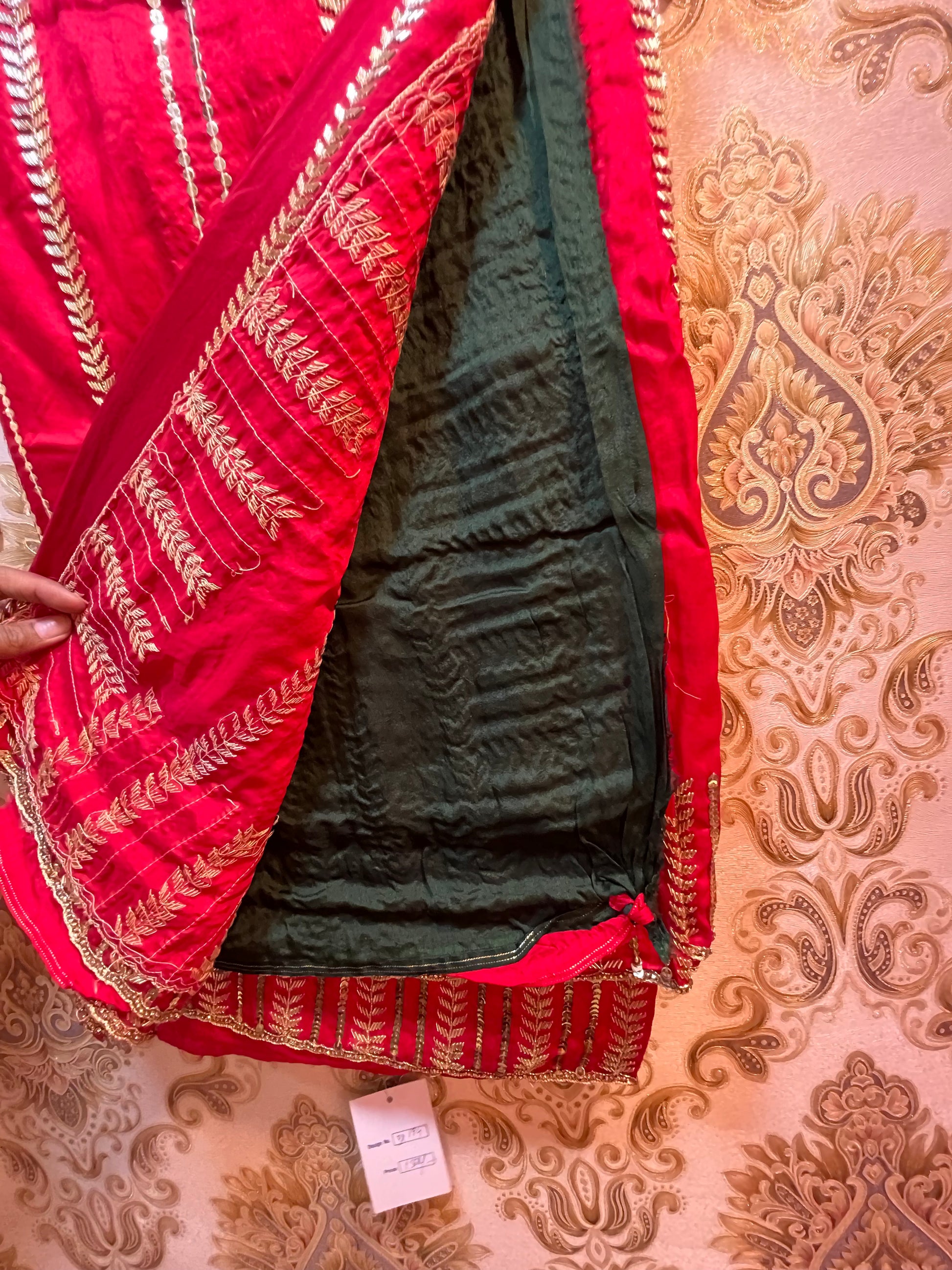 Valentine red beautiful saree - Saffronfashionindia