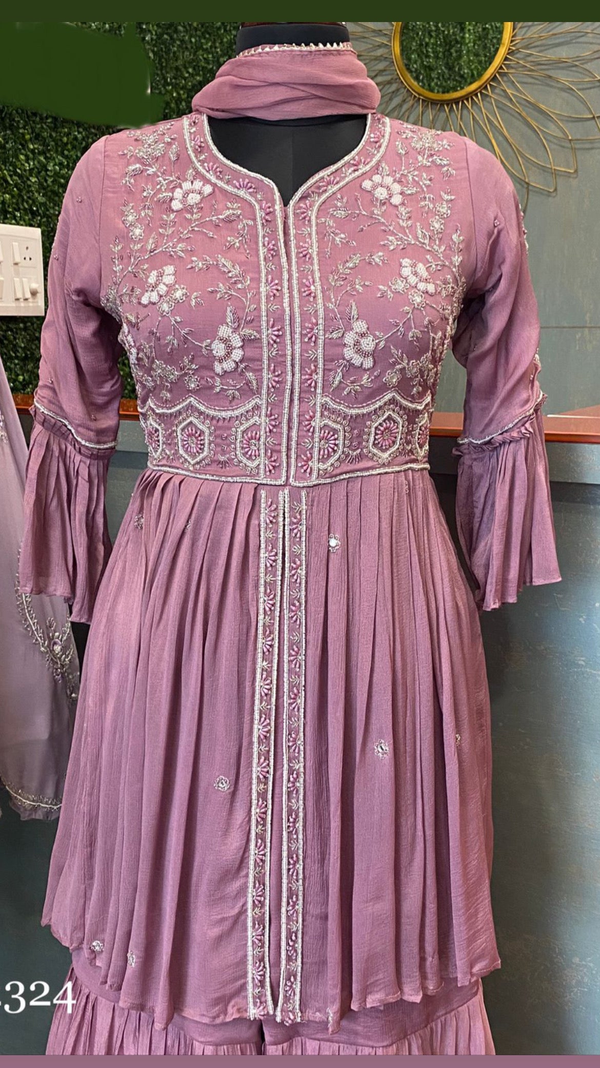 Pinkla dress - Saffronfashionindia