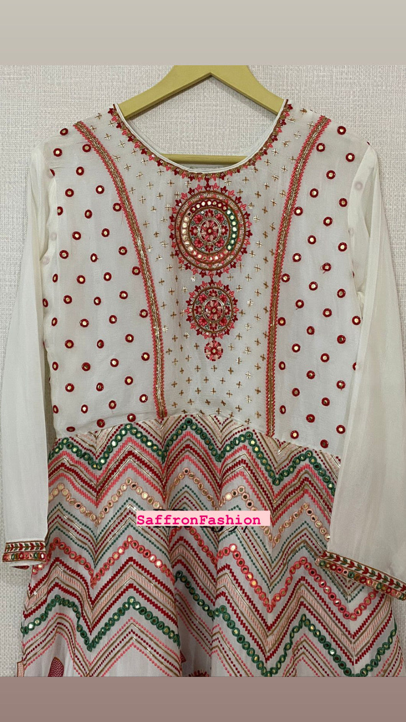 Peplum traditional kurta - Saffronfashionindia