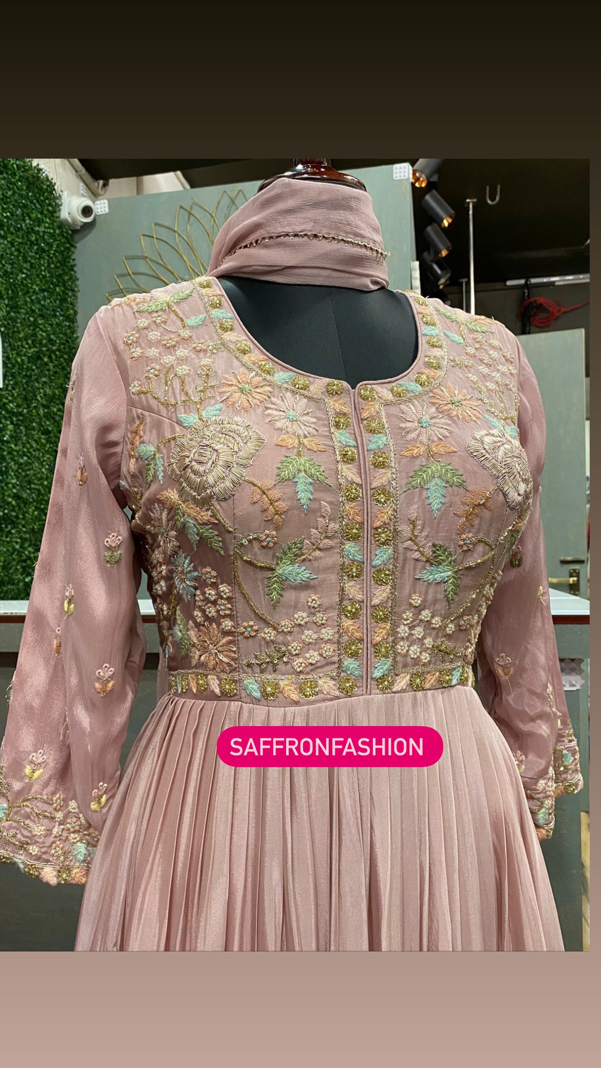 Wanisha Anarkali dress - Saffronfashionindia