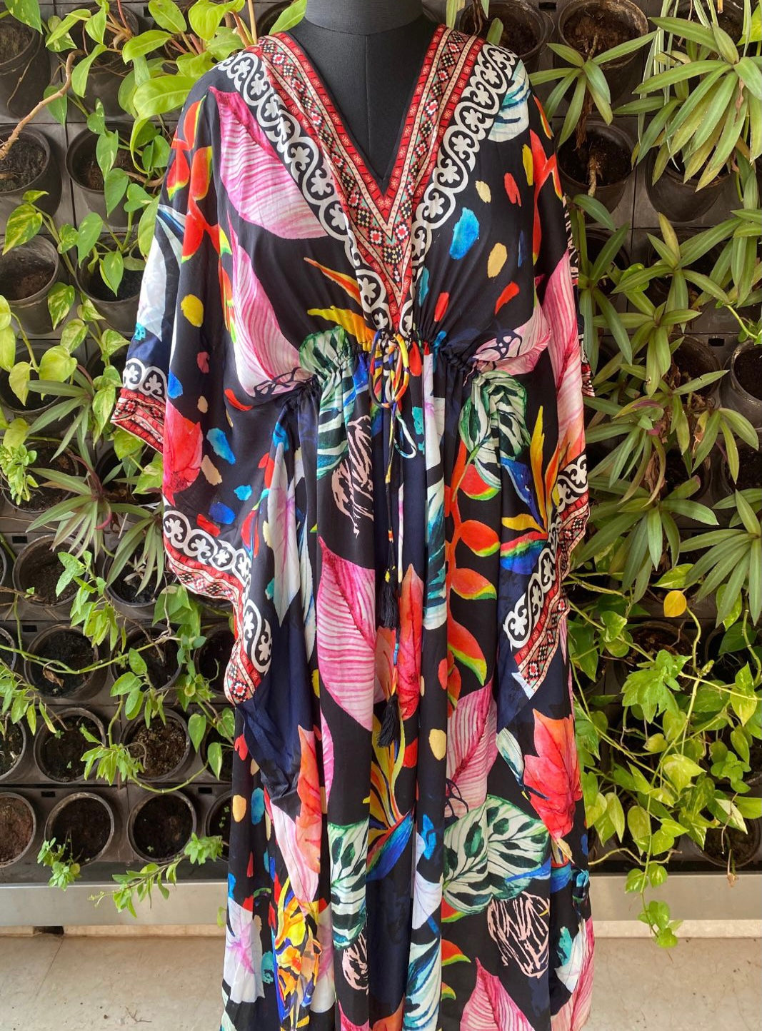 Boehmeian kaftan - Saffronfashionindia