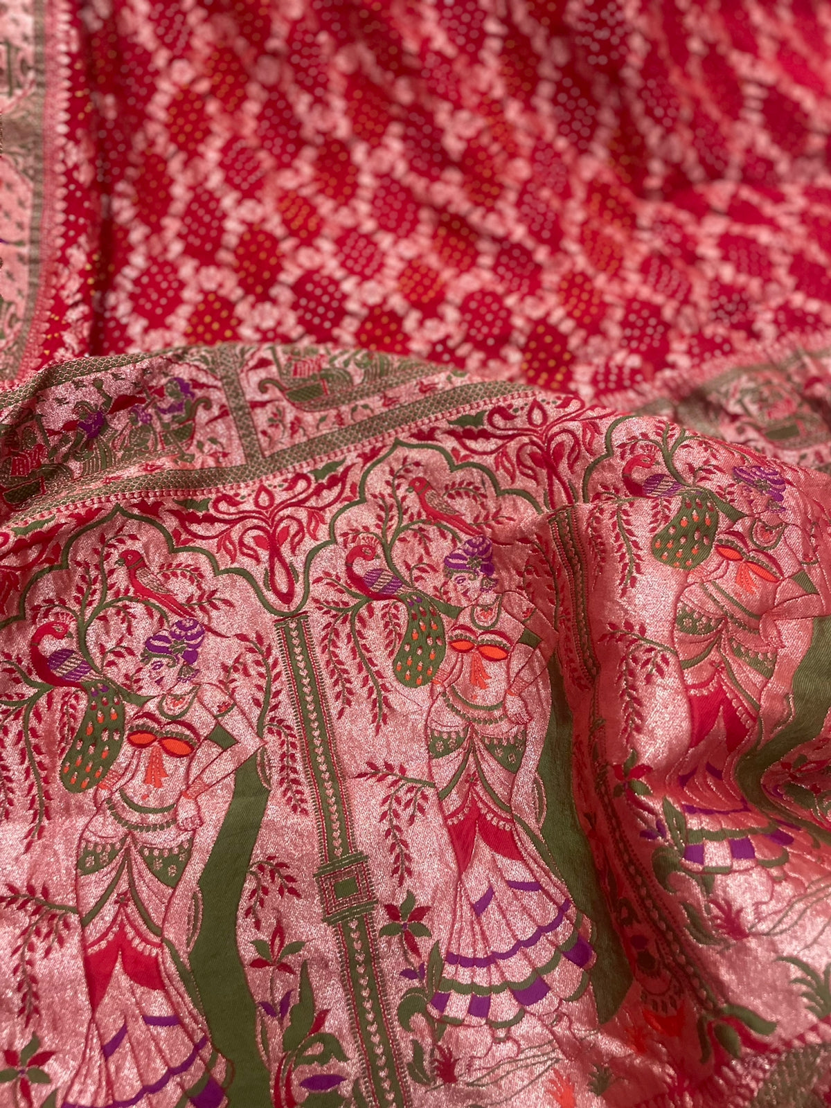 Ramila handloom zari dupatta - Saffronfashionindia