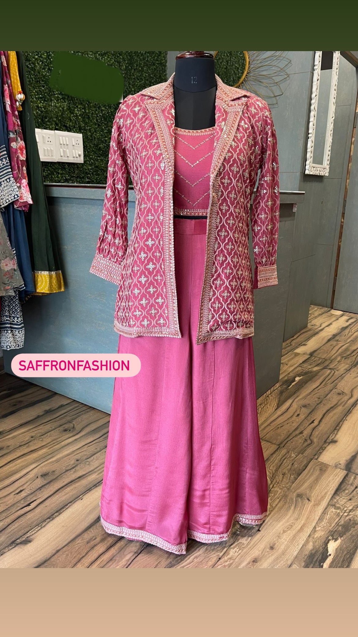 Pinkmania cord set - Saffronfashionindia