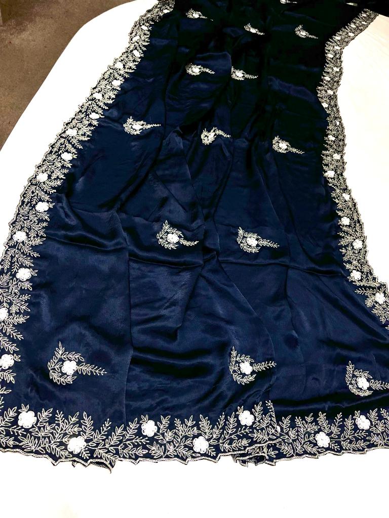Avisha katdana sequence saree - Saffronfashionindia