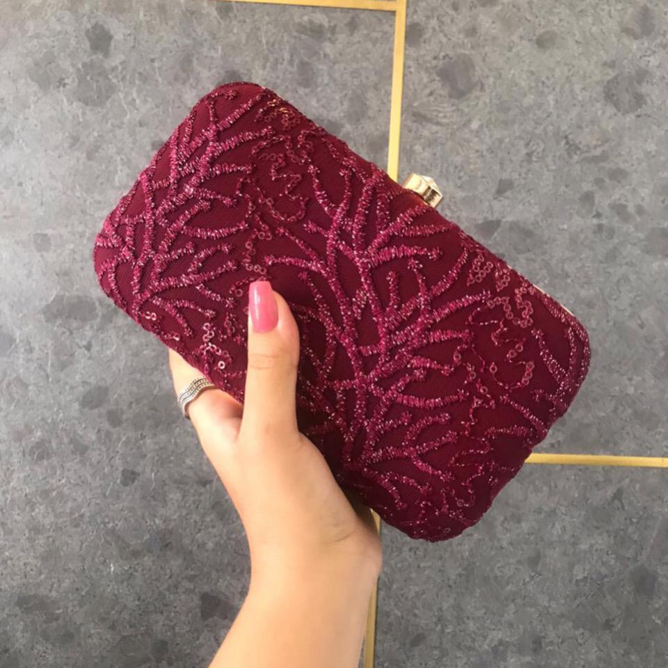Chickankari clutch - Saffronfashionindia