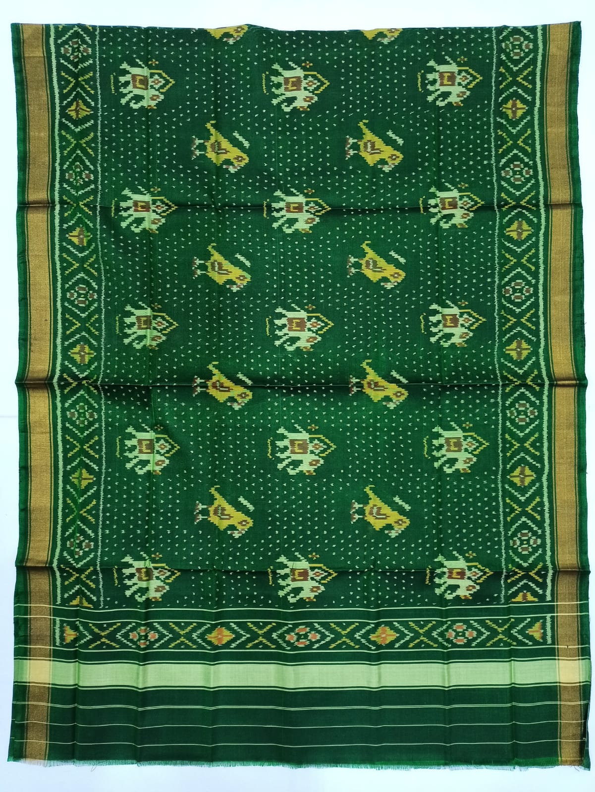 Rajkot ikkat Patola dupatta - Saffronfashionindia