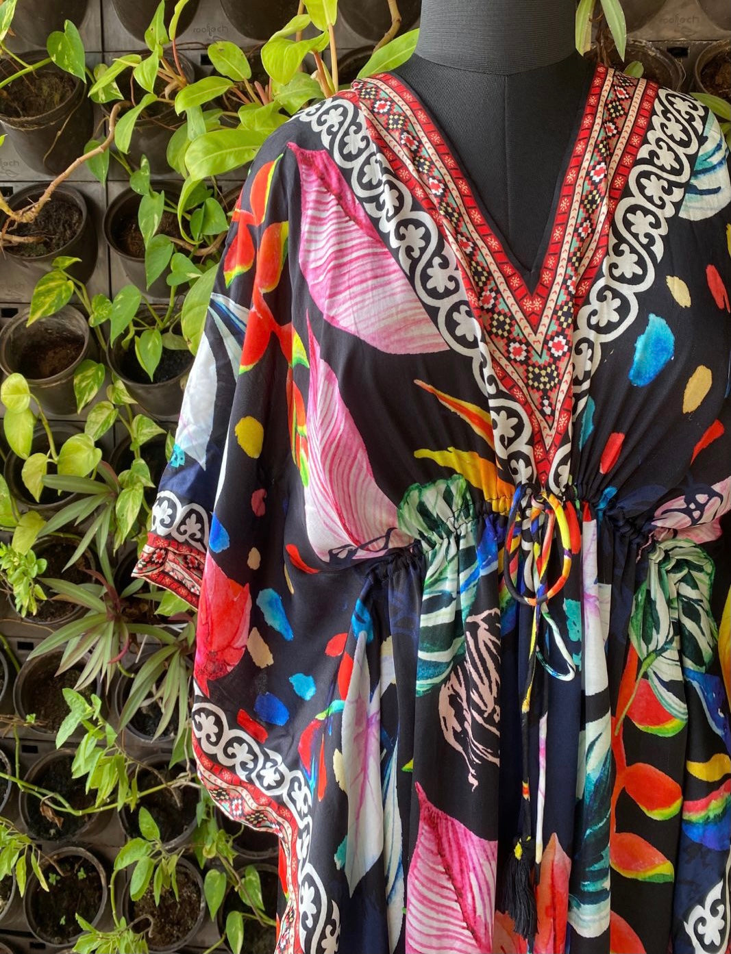 Boehmeian kaftan - Saffronfashionindia