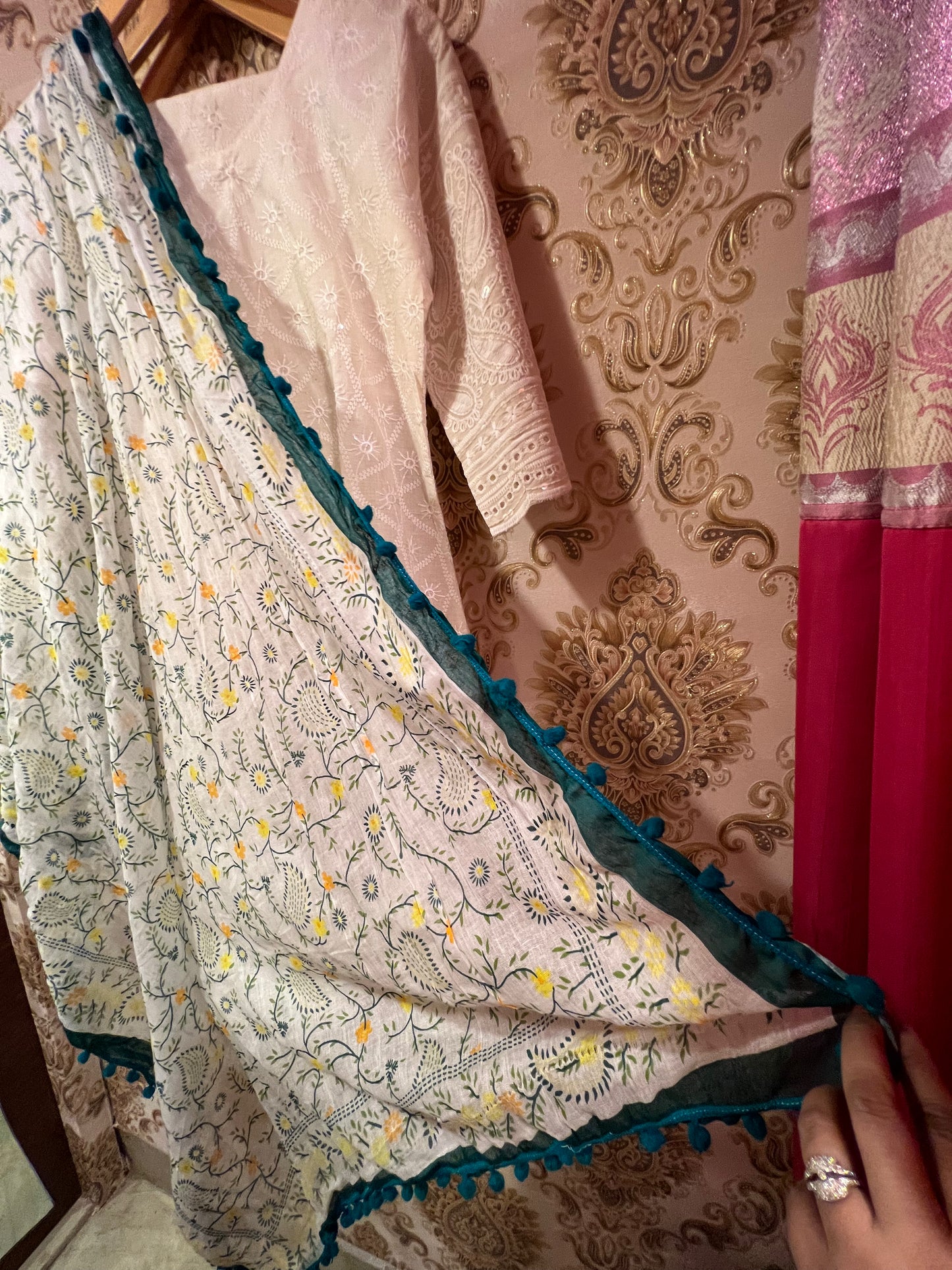 Chikankari Kurti set - Saffronfashionindia