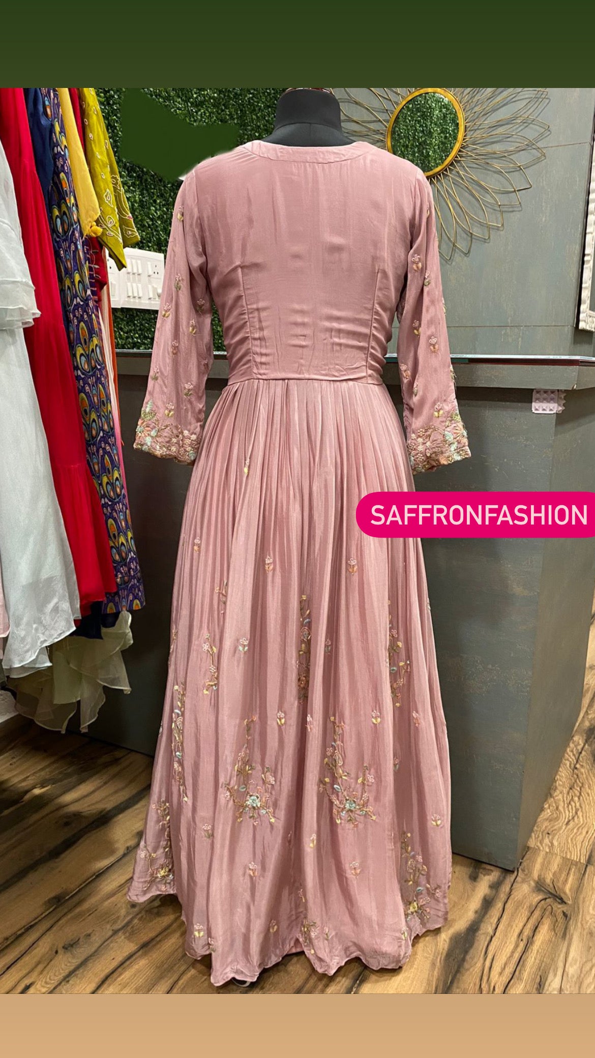 Wanisha Anarkali dress - Saffronfashionindia