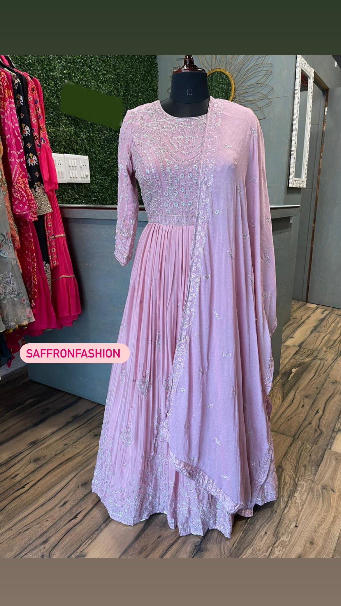 Rucia beautiful dress - Saffronfashionindia