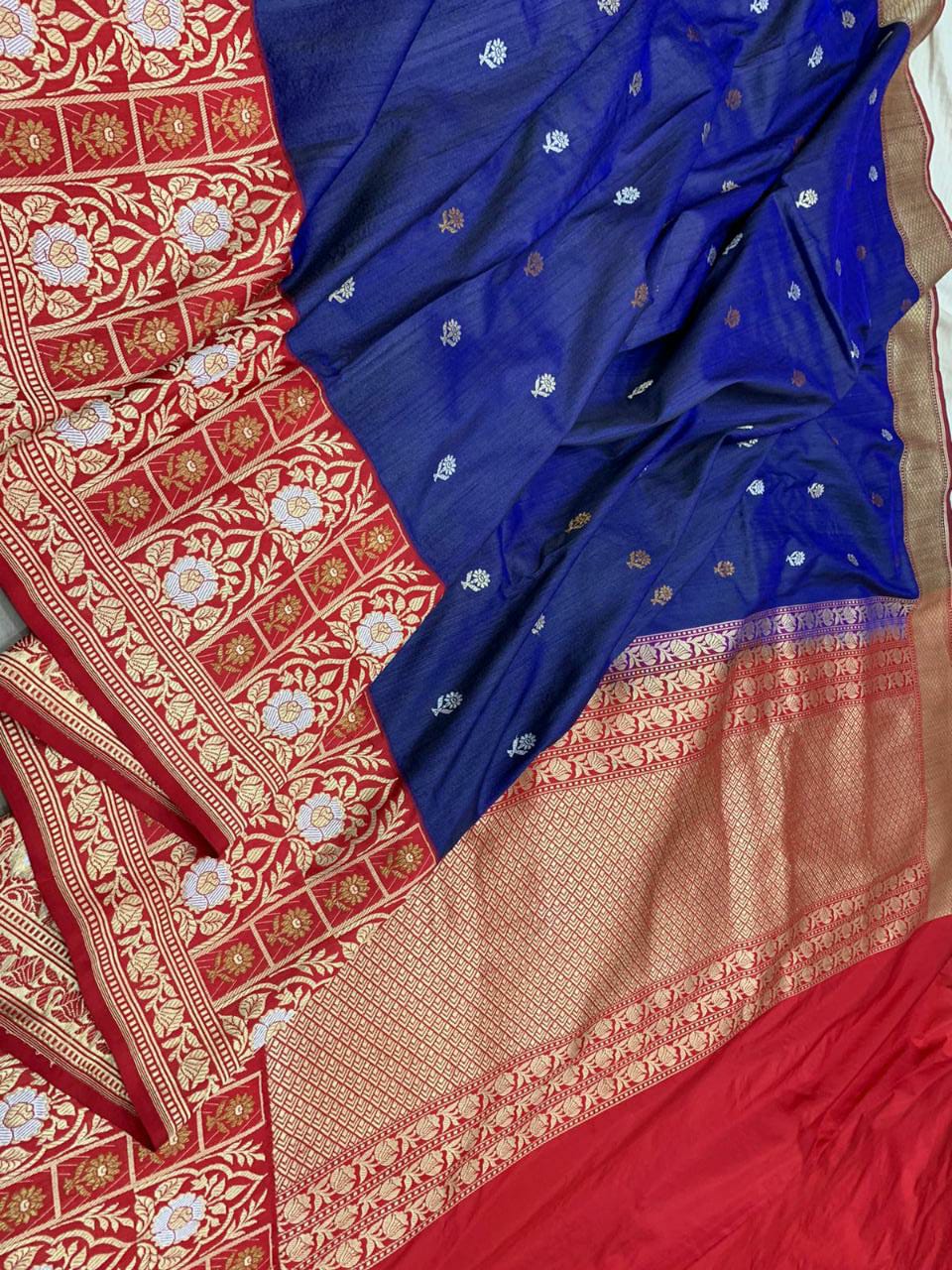 Achiki Banarsi saree - Saffronfashionindia