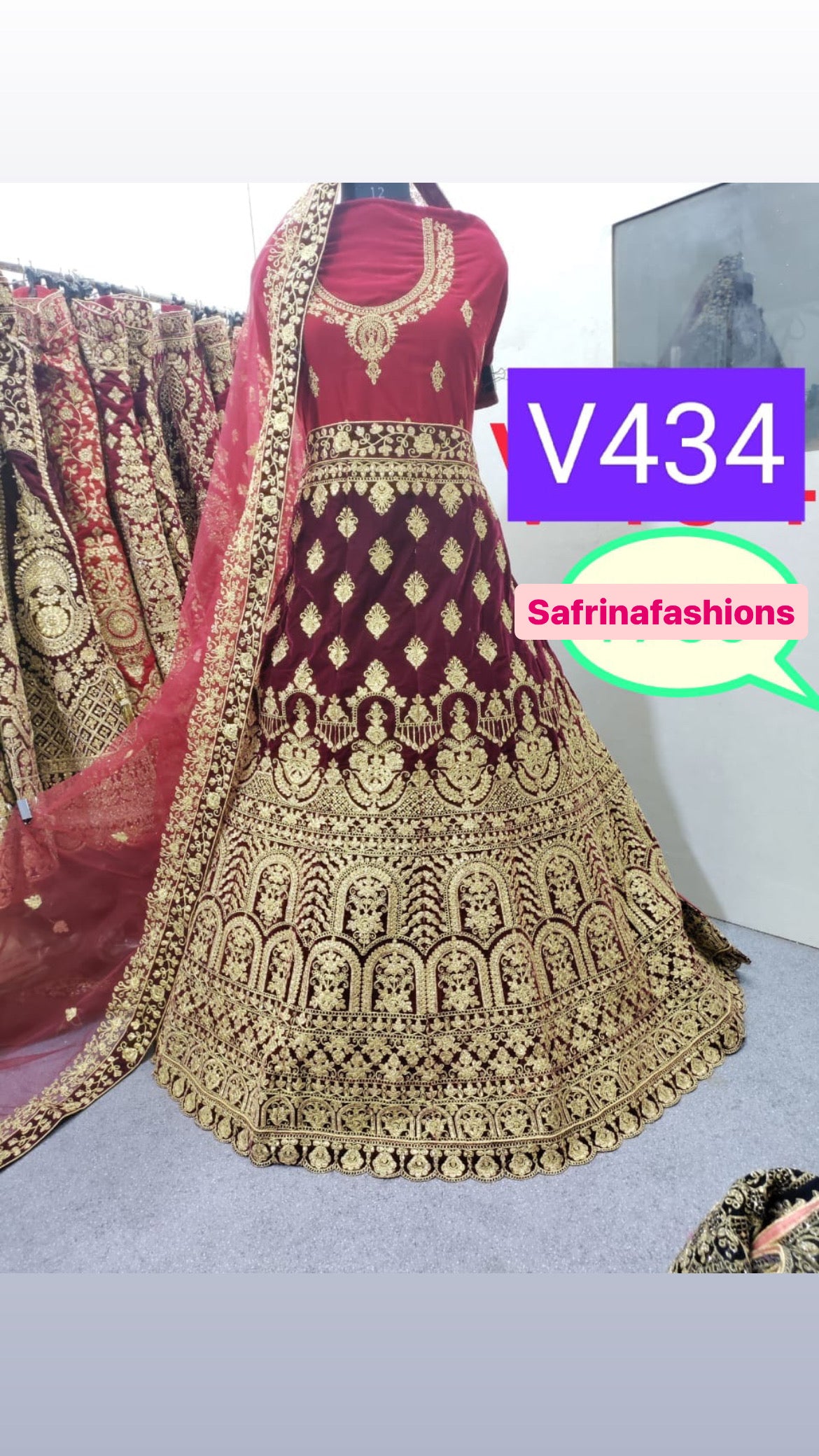 Kinjal bridal lehangas - Saffronfashionindia