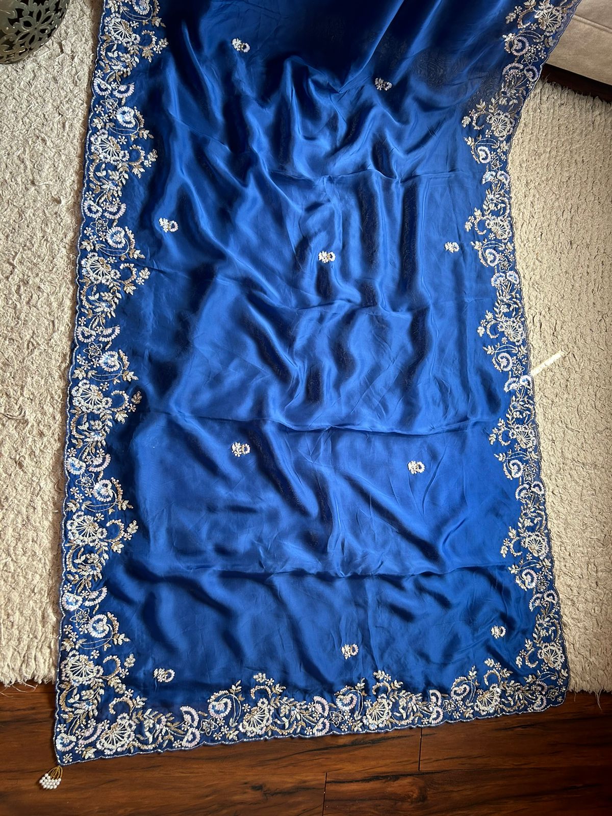 Trending organza silk saree - Saffronfashionindia