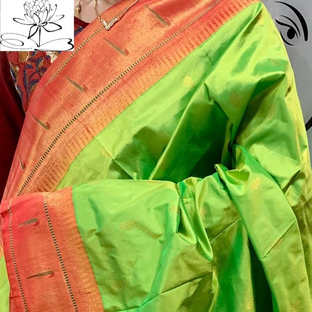 Danish Paithani inspired saree - Saffronfashionindia