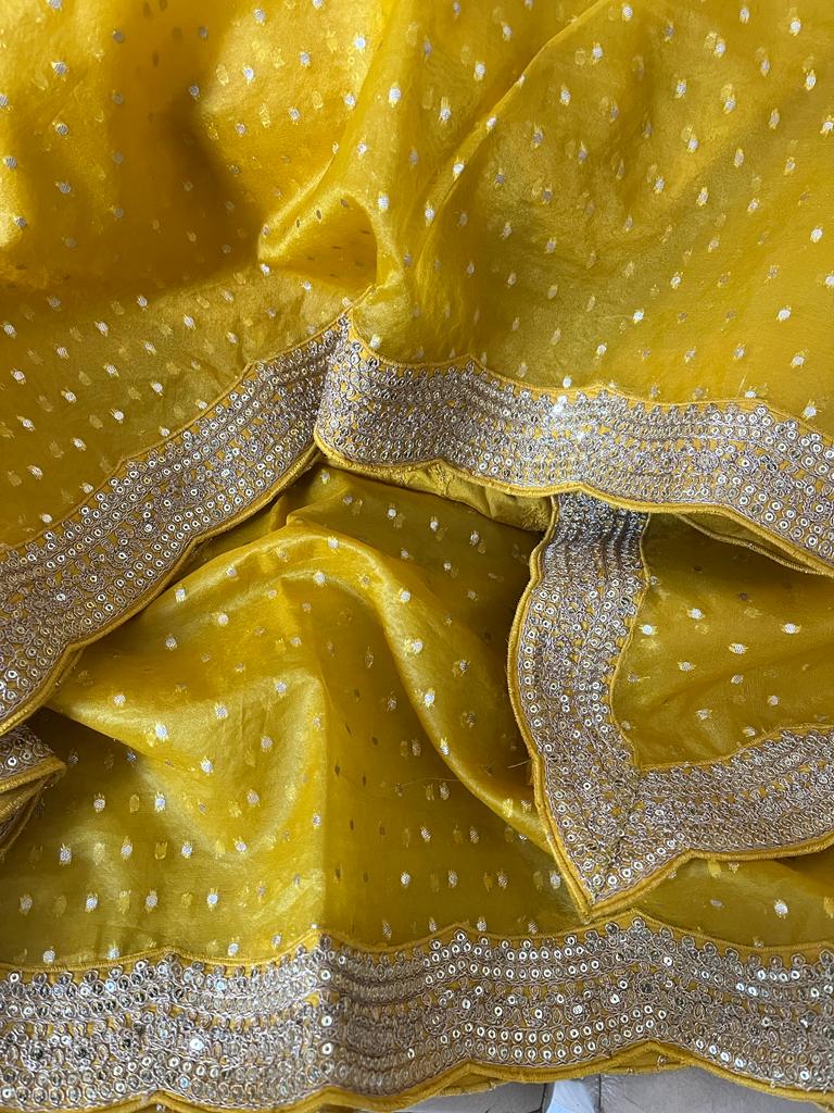 Nisani organza zari saree - Saffronfashionindia