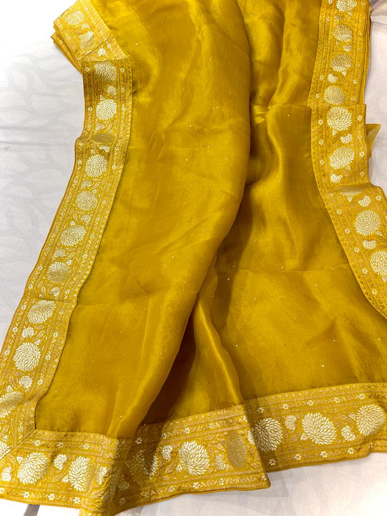 Lipika organza saree/lovely sari - Saffronfashionindia