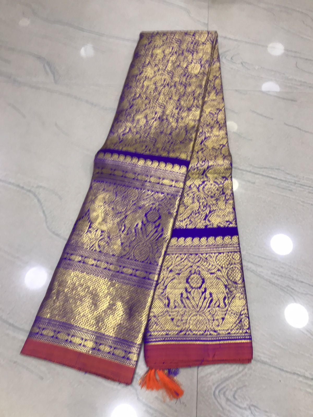 Vamisha kanjeevaram dupatta - Saffronfashionindia
